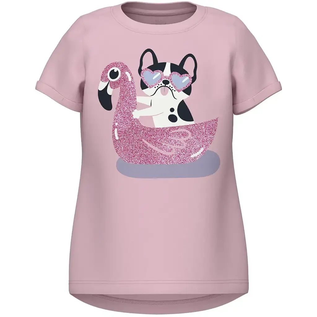 T-shirt Vix (parfait pink dog)