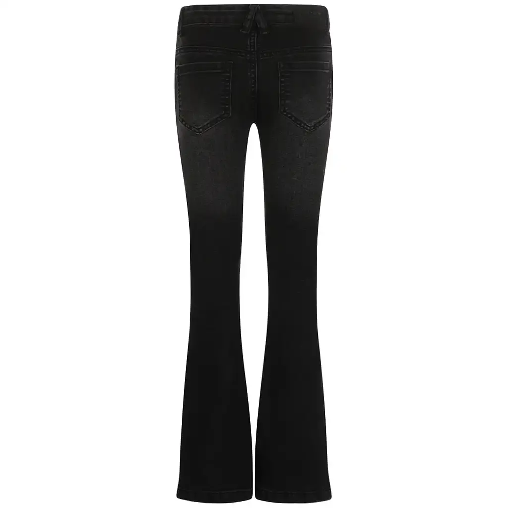 Broek flared (dark grey jeans)
