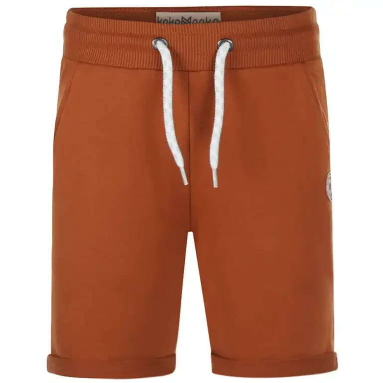 Korte joggingbroek (cognac)
