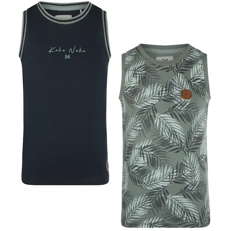 Set 2 tanktops (dusty green)