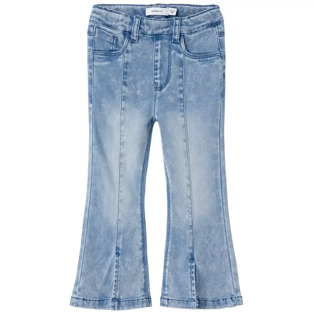 Jeans flared Polly (medium blue denim snow wash)