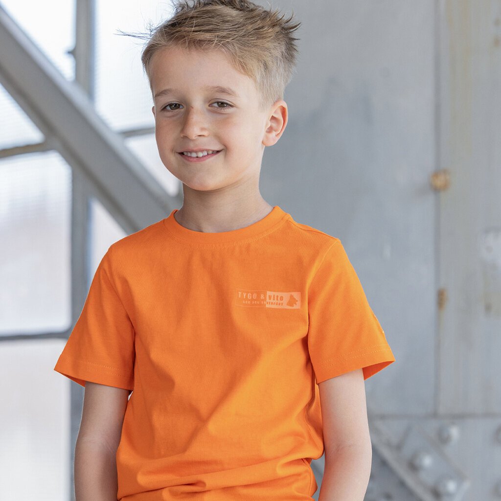 T-shirt Tijn (orange)