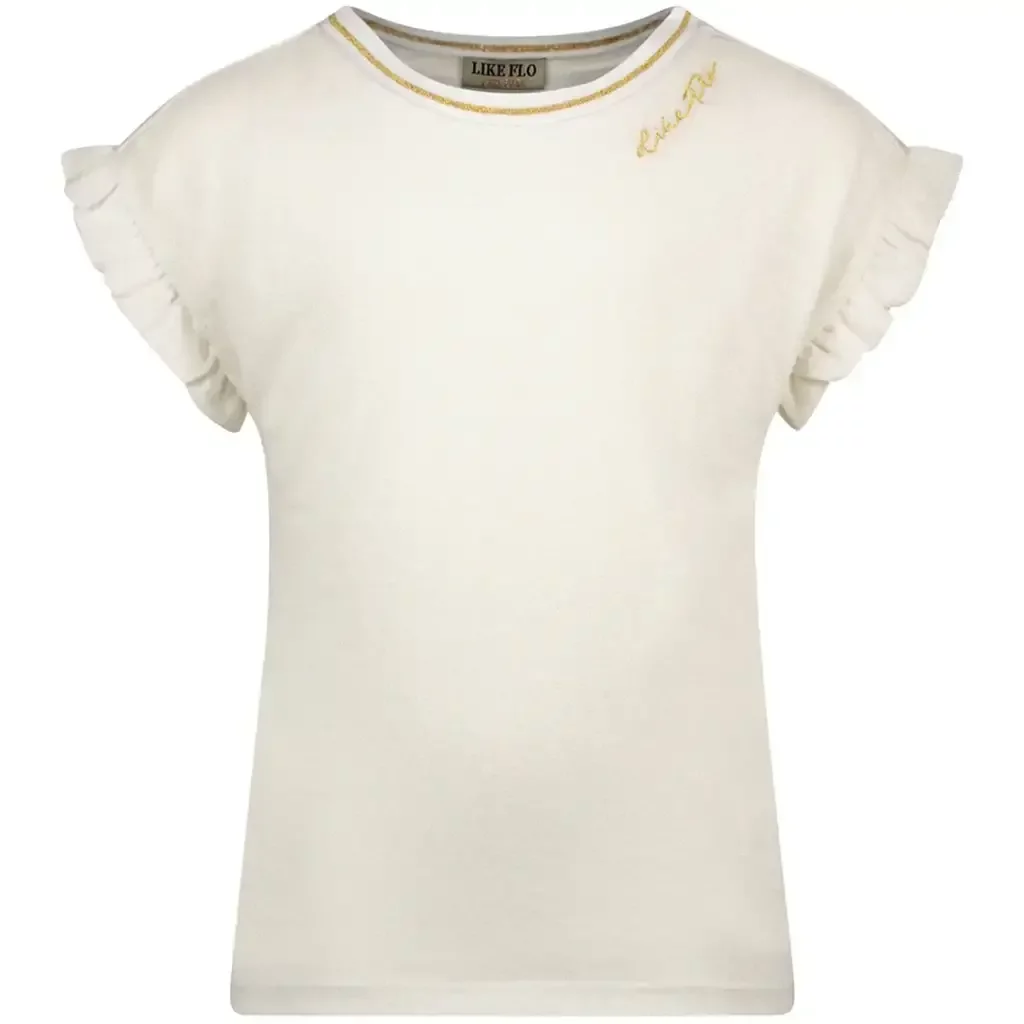 T-shirt metallic (off white)