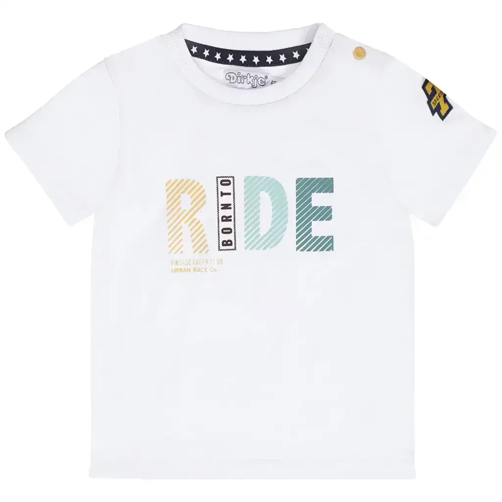 T-shirt Lets Ride (white)