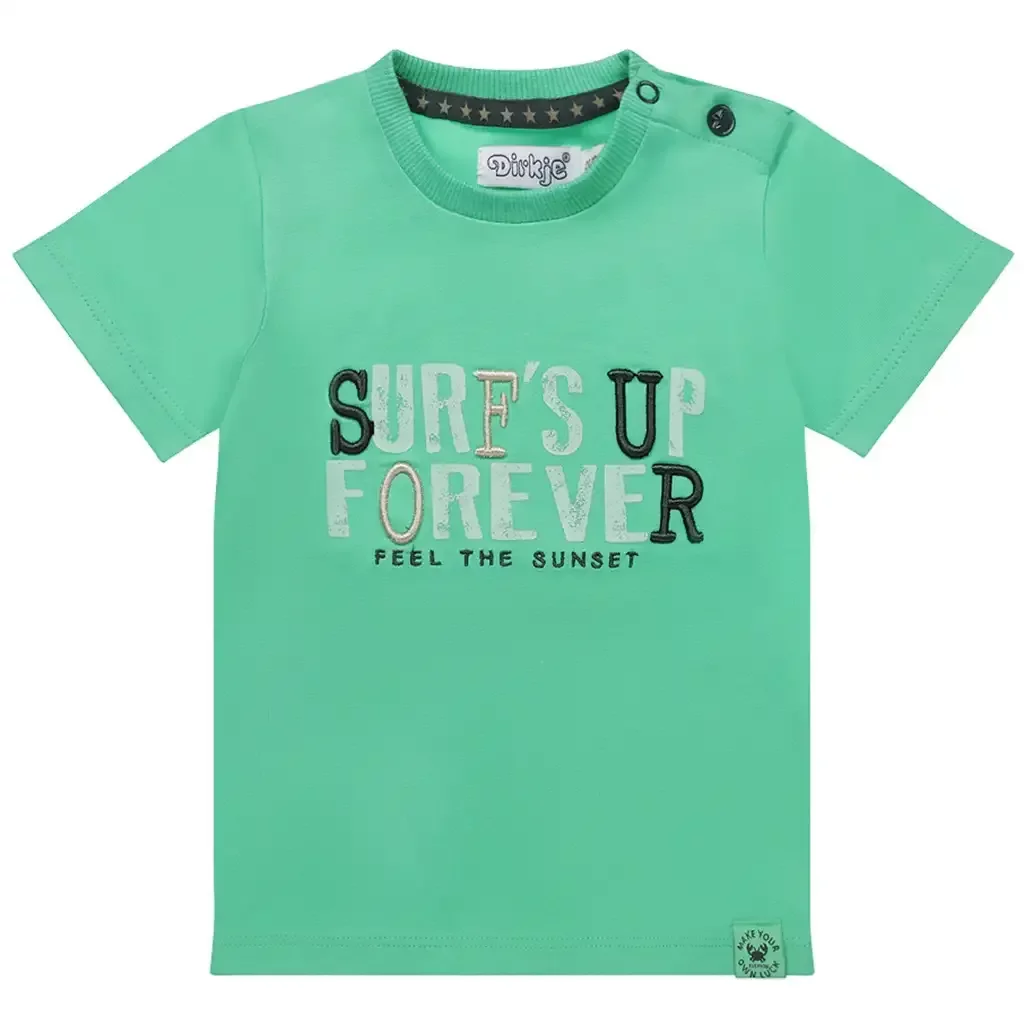 T-shirt Surf Vibes (bright green)
