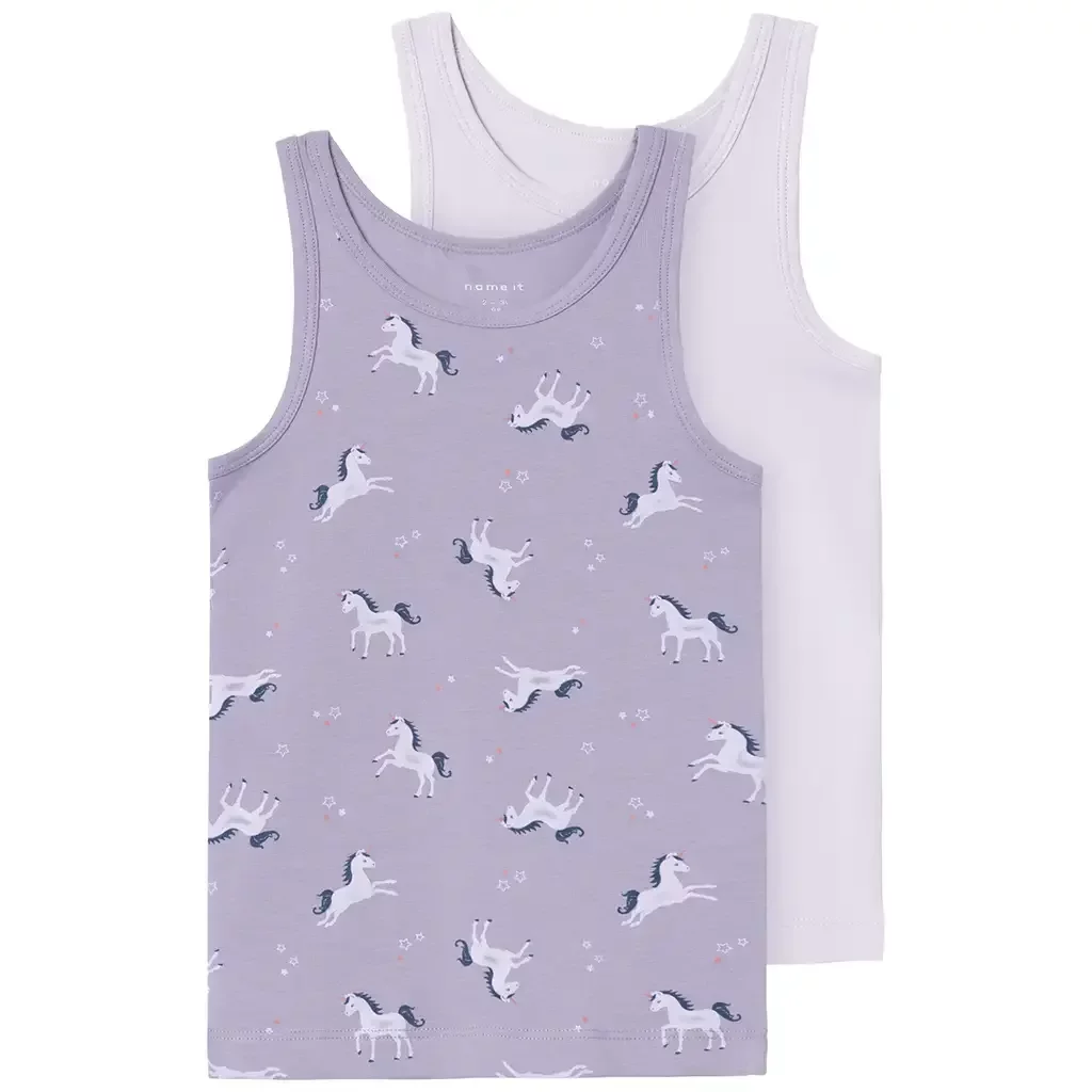 Twee hemden Unicorn (lavender aura)