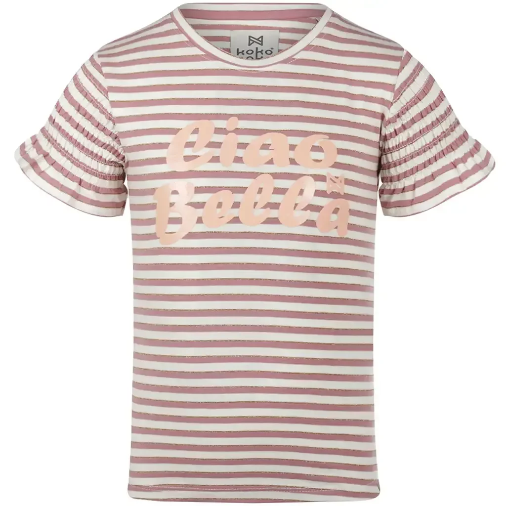 T-shirt ciao (cassis)