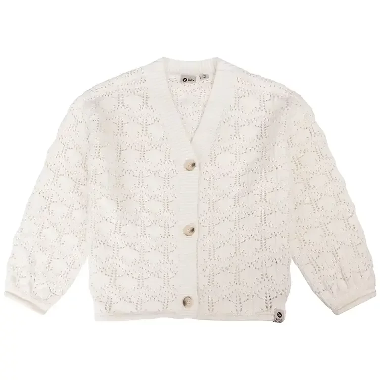 Gebreid vest (off white)