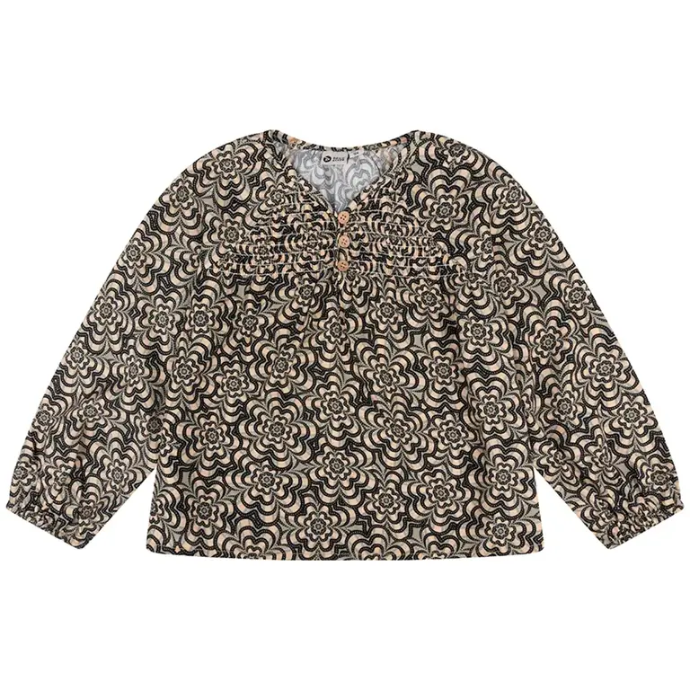 Blouse Flower (camel sand)