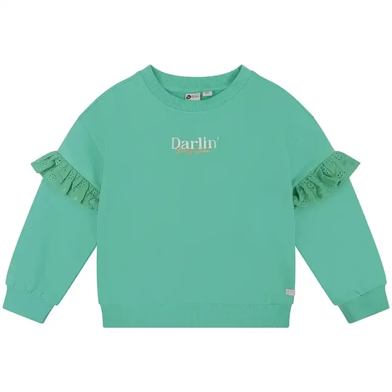 Trui oversized organic (green sea)