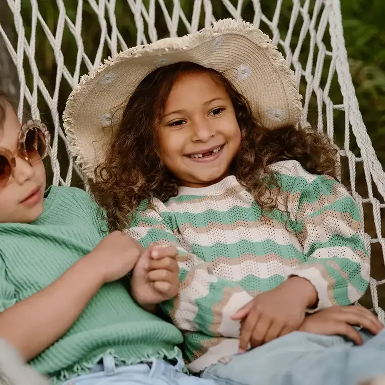 Gebreide trui Fancy (camel sand)