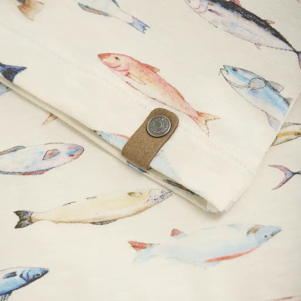 T-shirt fish aop (pristine)