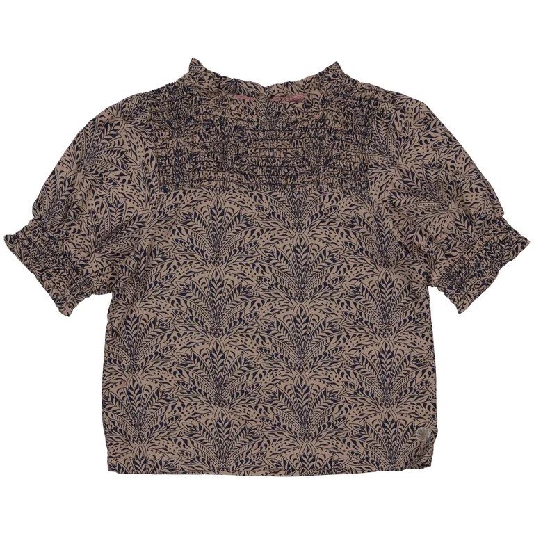 Top Karen (aop taupe graphic)