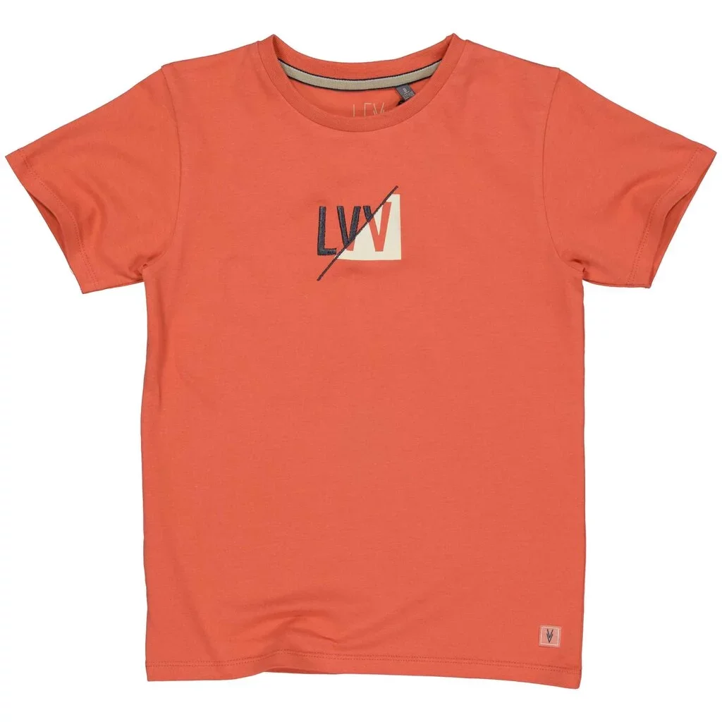 T-shirt Kaleb (orange red)