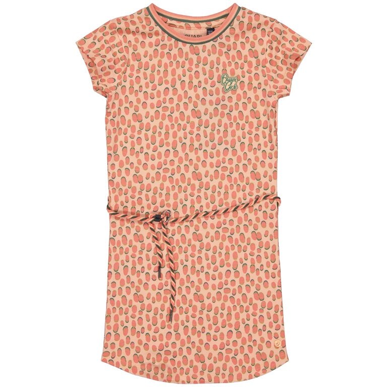 Jurk Babet (aop red dot)