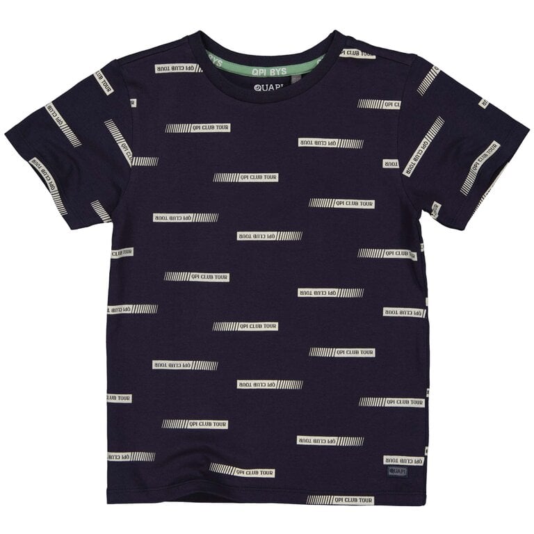 T-shirt Badr (aop blue text)