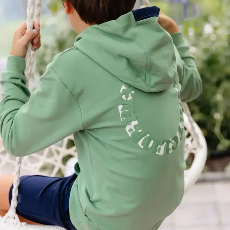 Trui hoodie Bert (green)