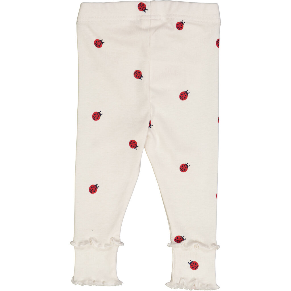 Broekje/Legging Ladybird (balsam cream/apple red)