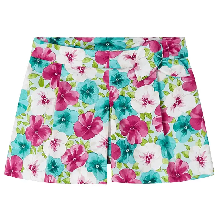 Korte broek satin (fuchsia)