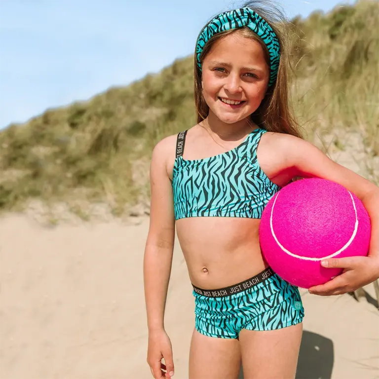 Bikini Waikiki Bay (turquoise zebra)