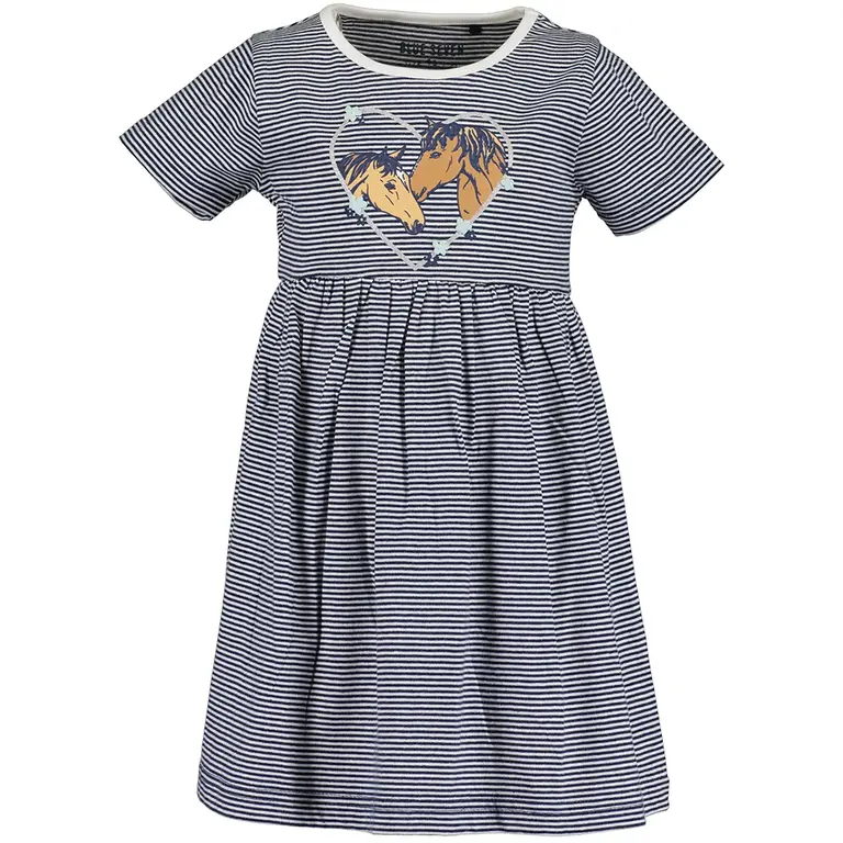 Jurk Horses (ultramarin orig)