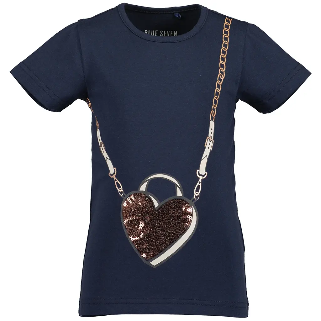 T-shirt Hearts (night blue)