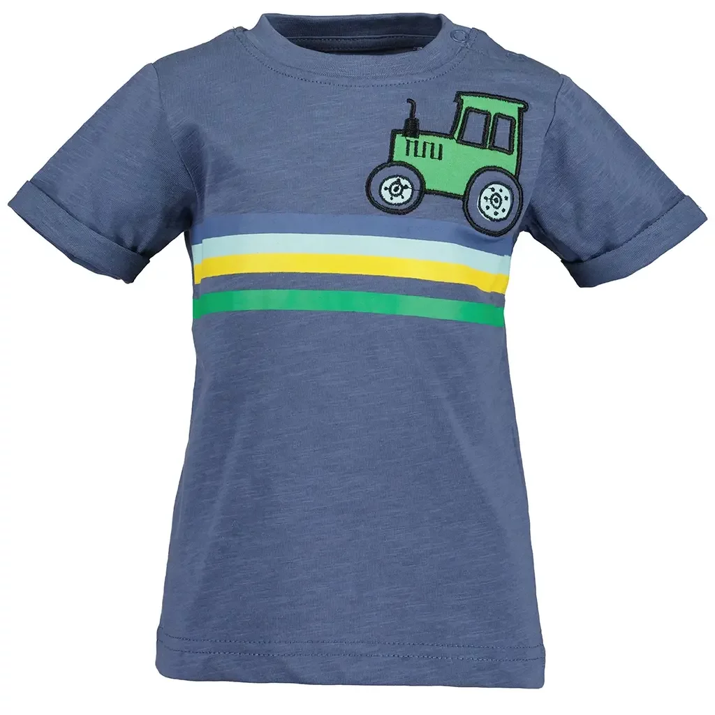 T-shirtje Tractor (jeansblue)