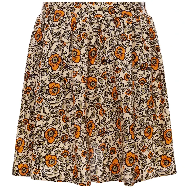 Rokje (orange floral)