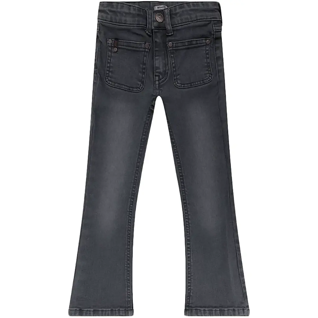 Jeans flared (blue grey denim)