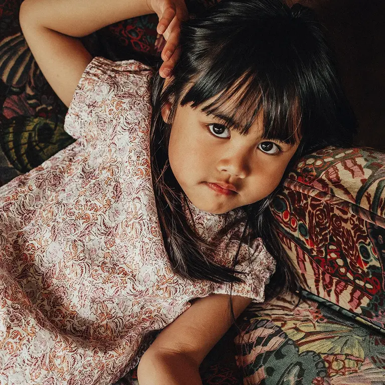 T-shirt Victoria (lilac print)