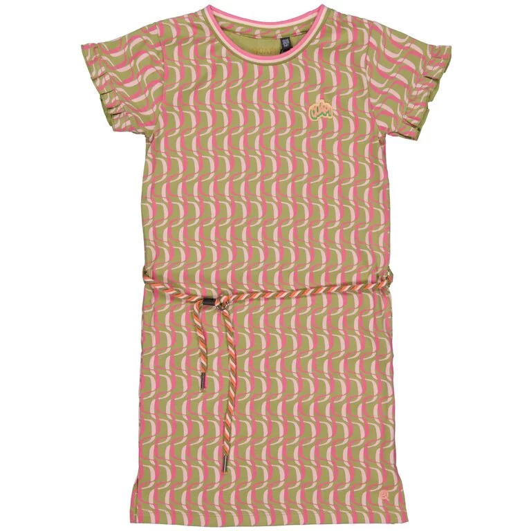Jurk Babette (aop pink stripe)