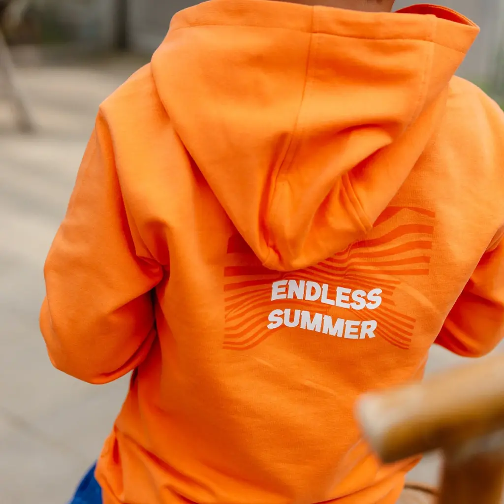 Trui hoodie Boaz (orange)