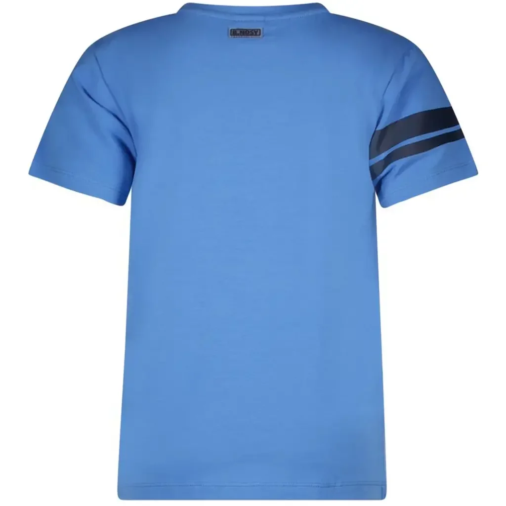 T-shirt B. Playful (soft blue)