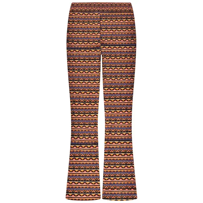 Broek flared B. Blush (blush aztec ao)