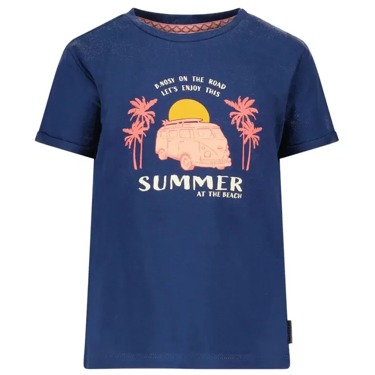 T-shirtje B. Blush (lake blue)