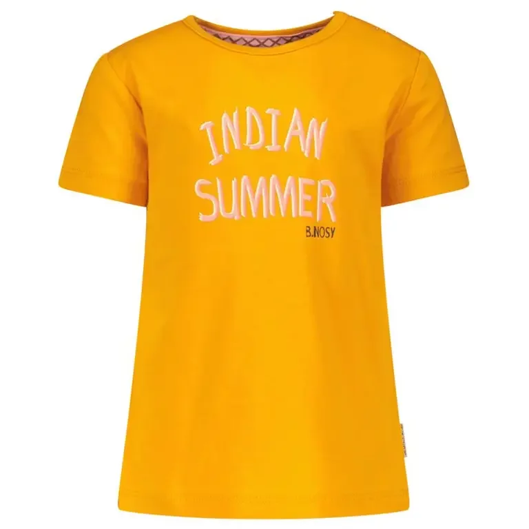 T-shirtje B. Blush (dk. cheddar)