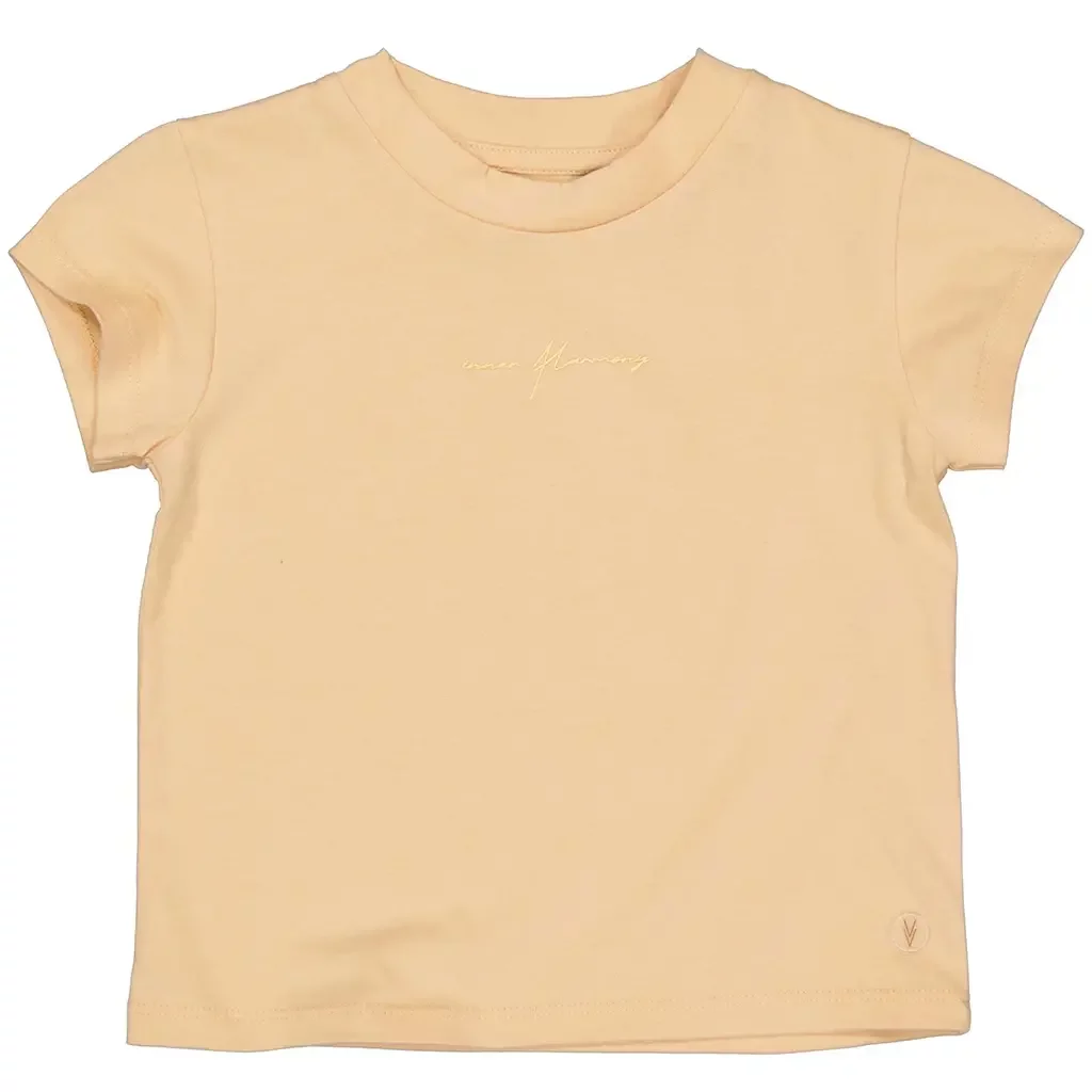 T-shirt Merel (soft yellow)