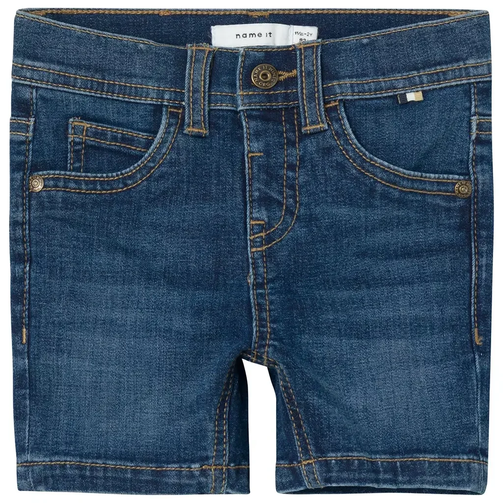 Kort jeans broekje SLIM FIT Silas (dark blue denim)