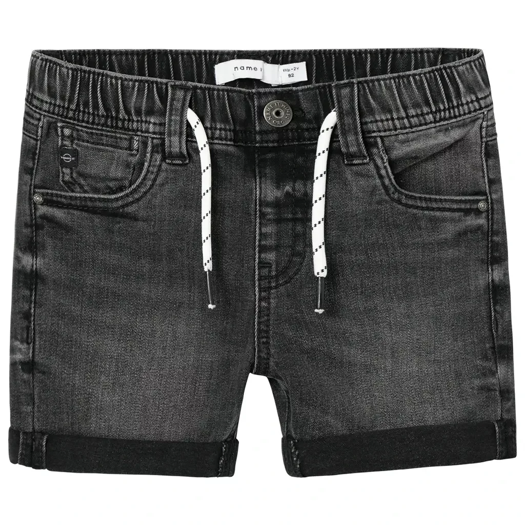 Korte jeans SLIM FIT Ryan (black denim)
