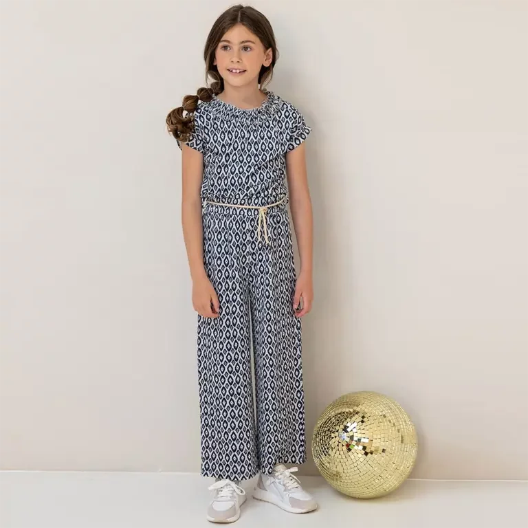 Jumpsuit fancy jersey (panter ikat)
