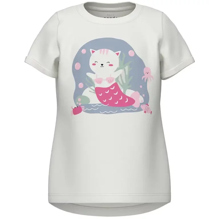 T-shirt Vix (bright white mermaid)