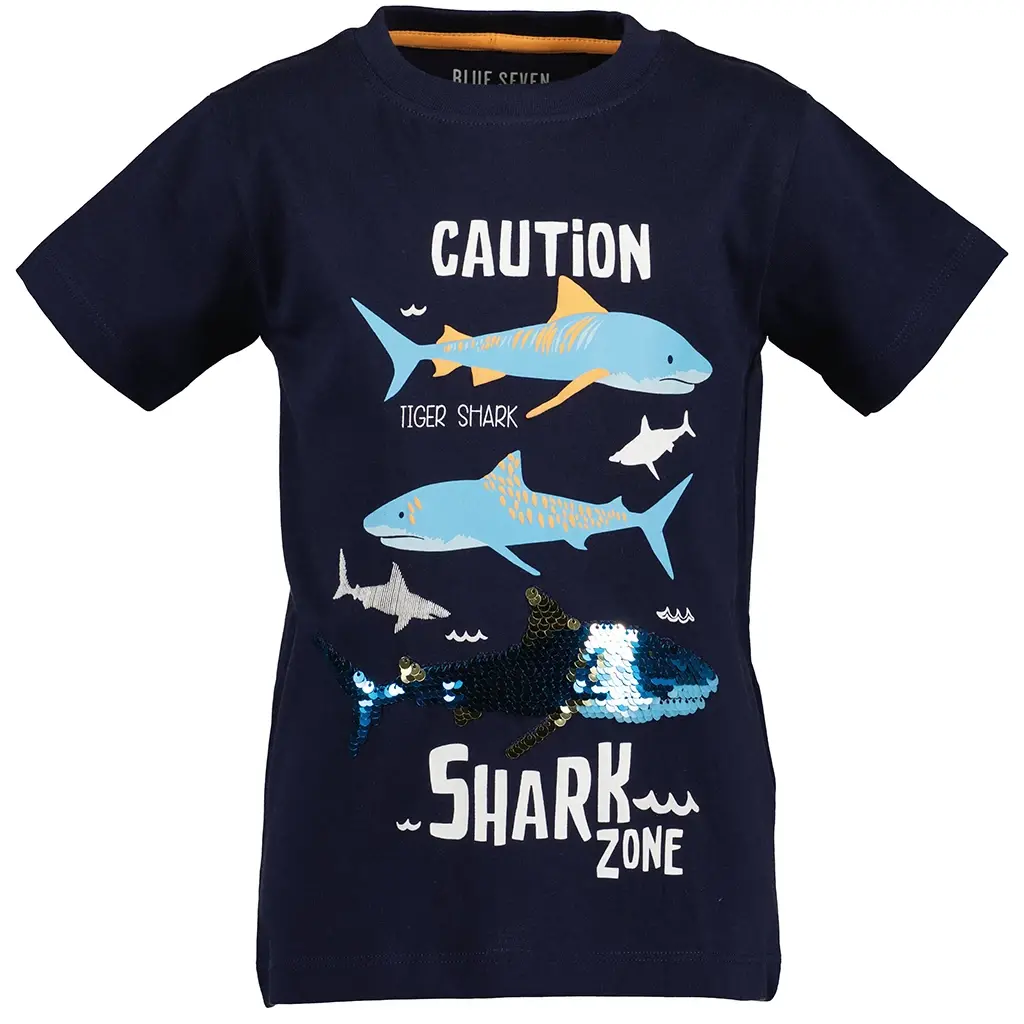 T-shirt Funny Sharks (night blue)