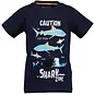 Blue Seven T-shirt Funny Sharks (night blue)