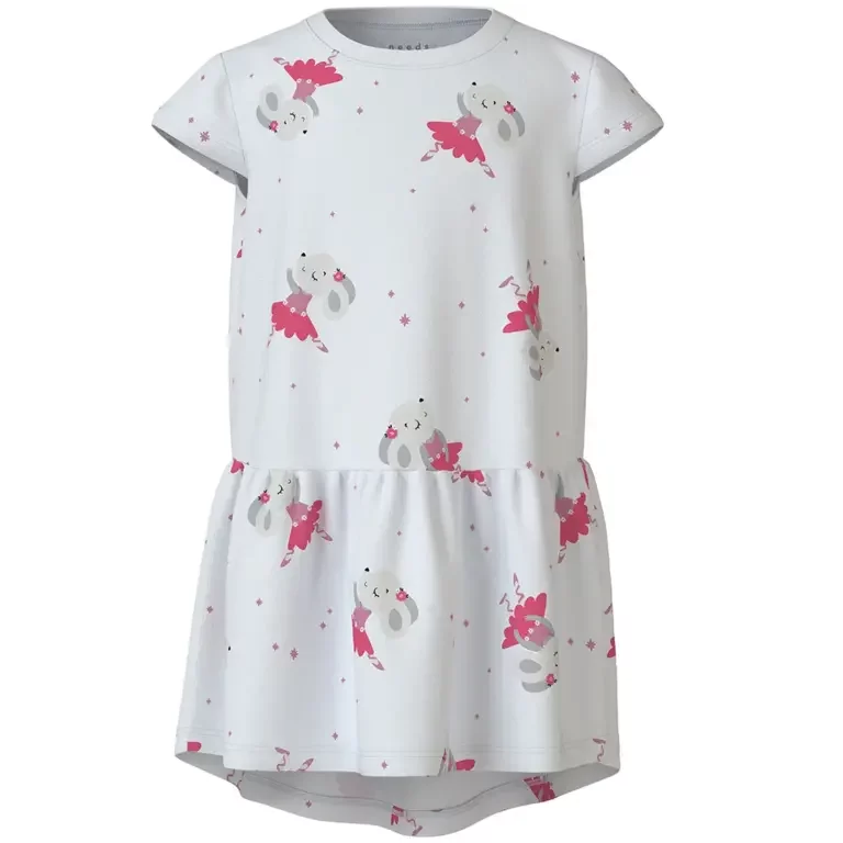 Jurk Vigga (bright white)