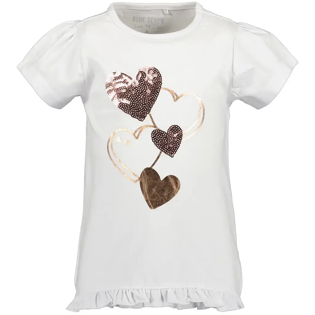 T-shirt Hearts (white)