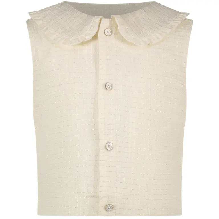 Gilet Asmar tweed (off white)