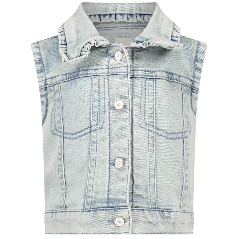Spijker giletje Angely (classic light denim)