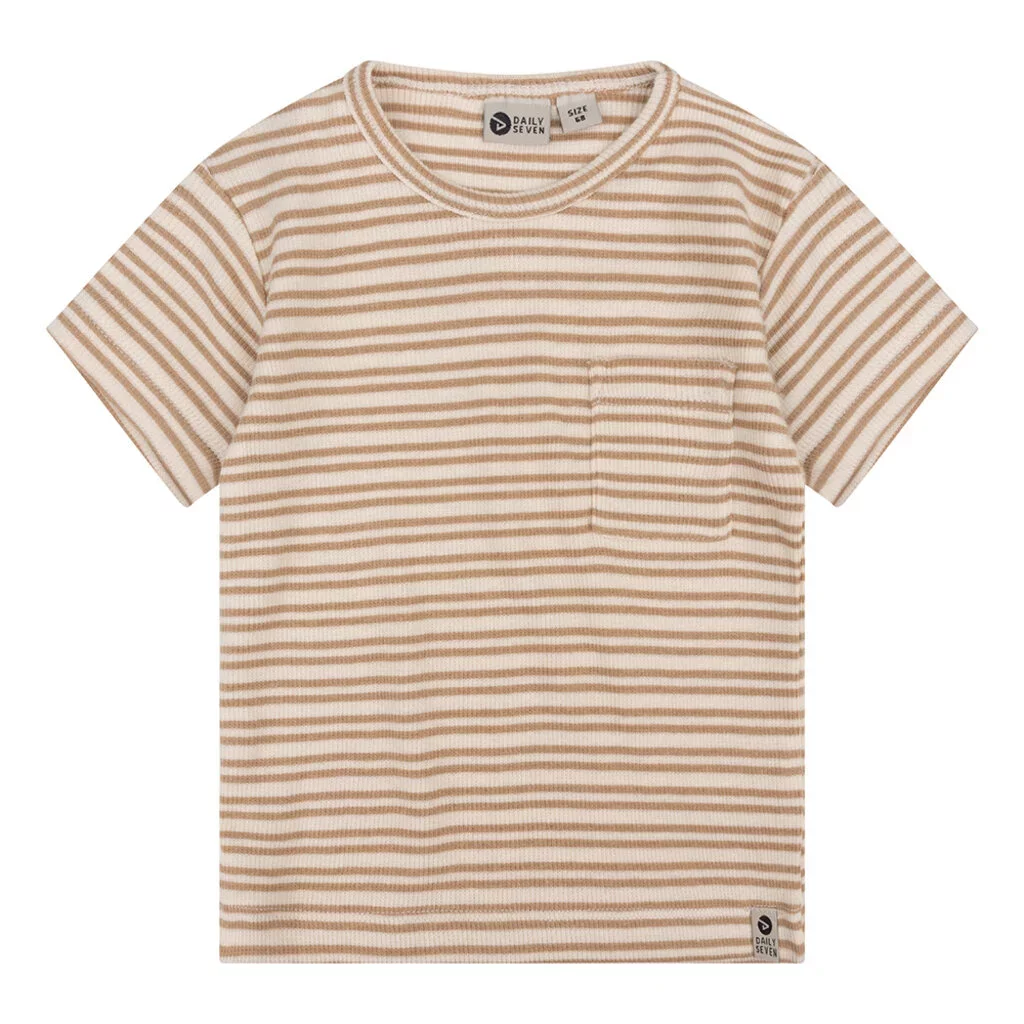 T-shirtje stripe (cream)