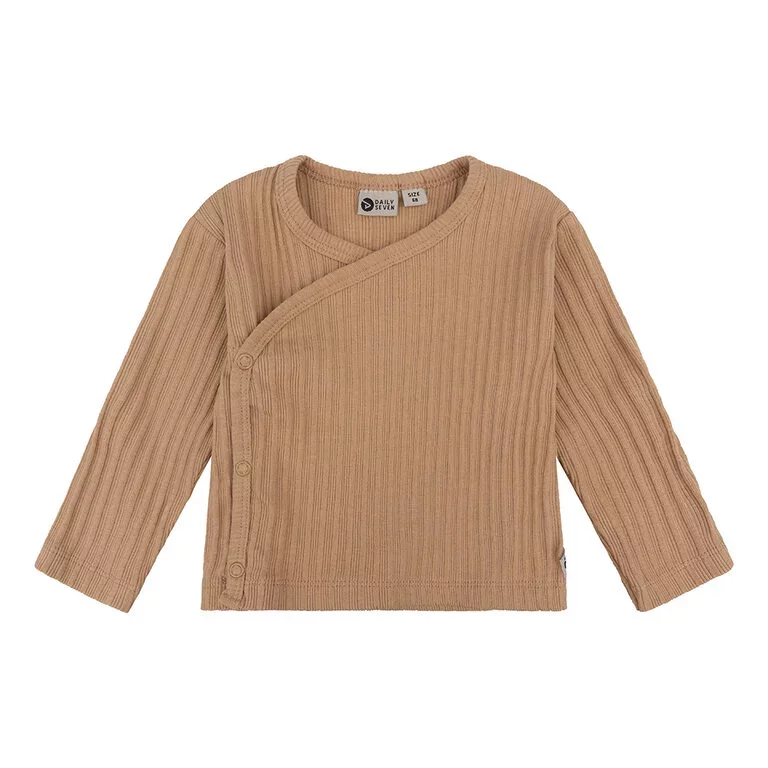 Omslag shirtje (camel sand)