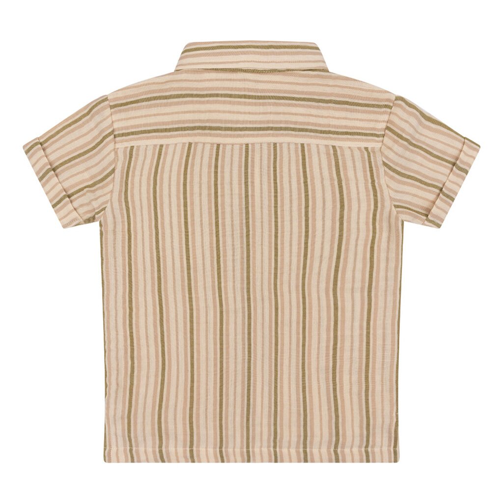 T-shirt/Overhemd stripe (sandshell)